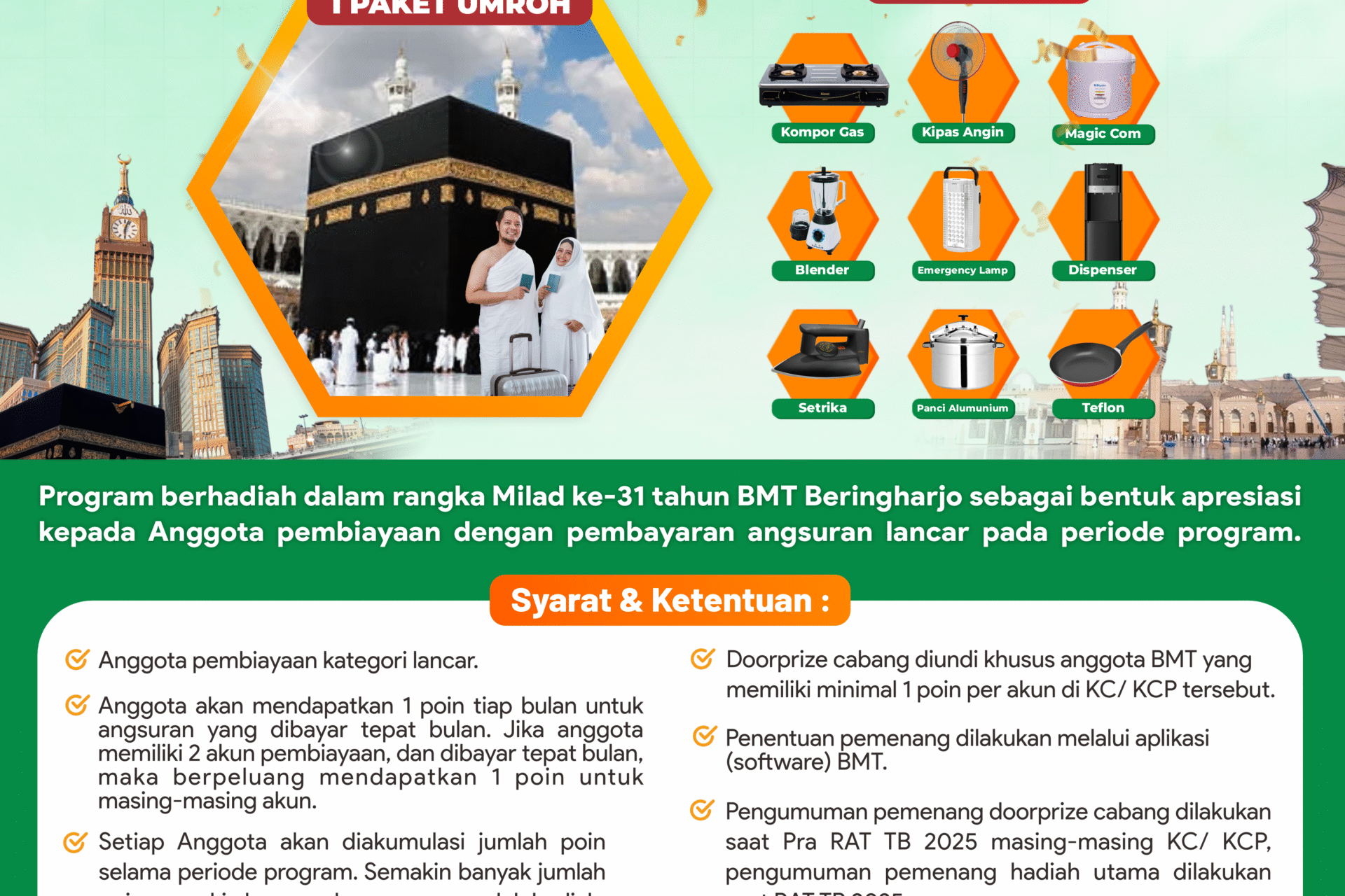 GEMPITA 31 : Gebyar Milad Penuh Hadiah BMT Beringharjo